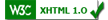 Valid XHTML 1.0 Transitional